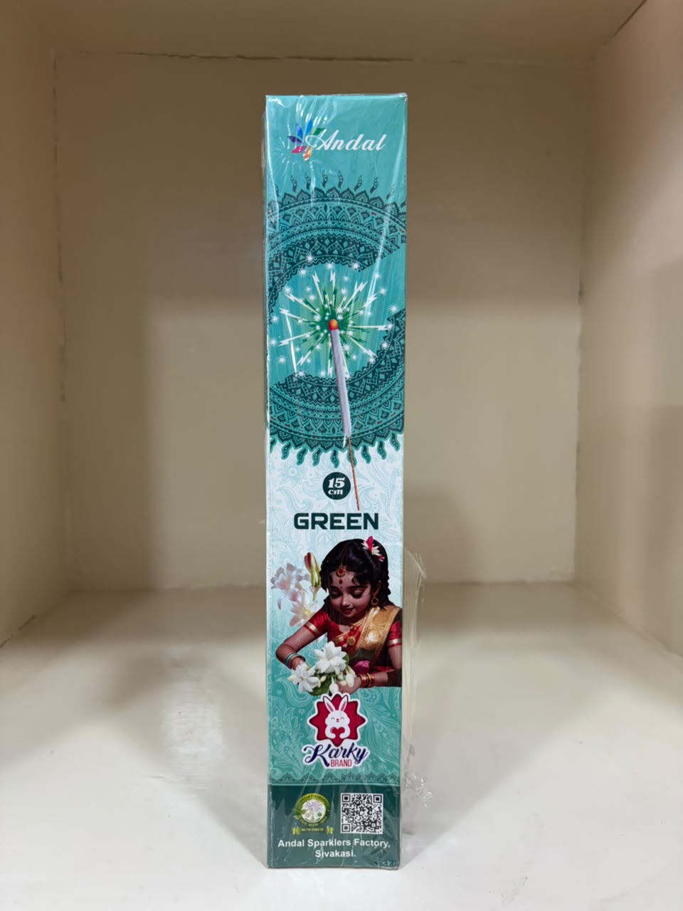 15 cm Green Sparklers (10pcs)